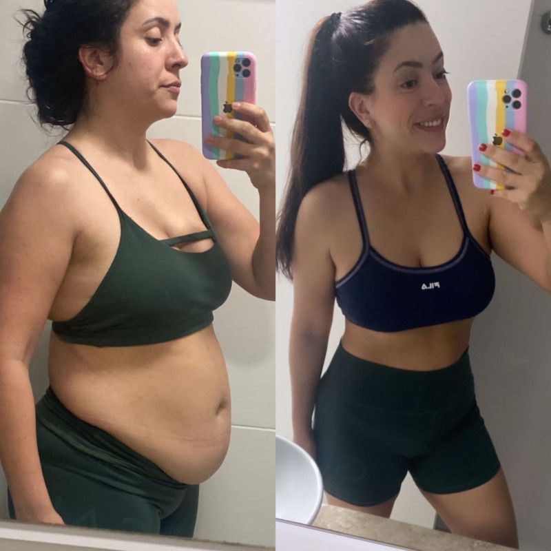 Mulher compartilhando sua experiência